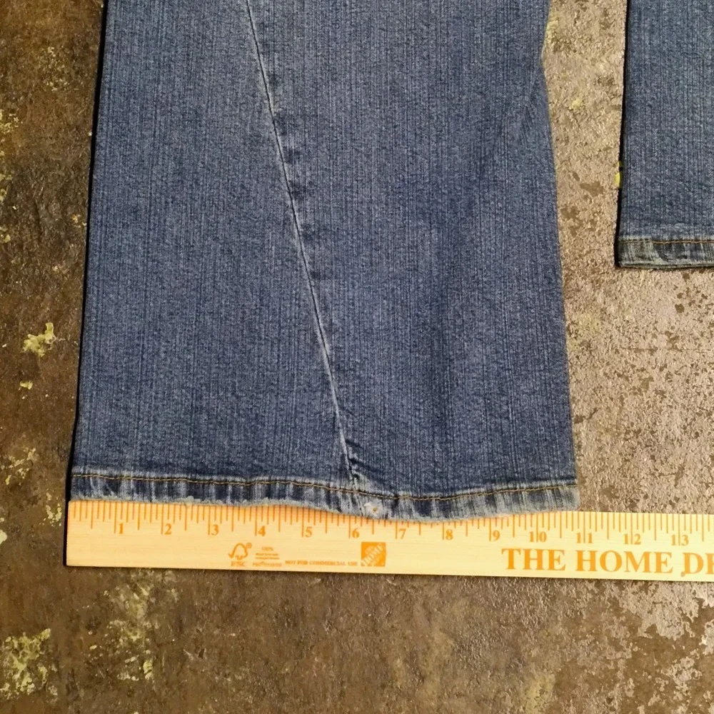 Y2K Mix It Flare Jeans Plus Size 24W Womens High Waist Rise Stretch 2000s VTG
